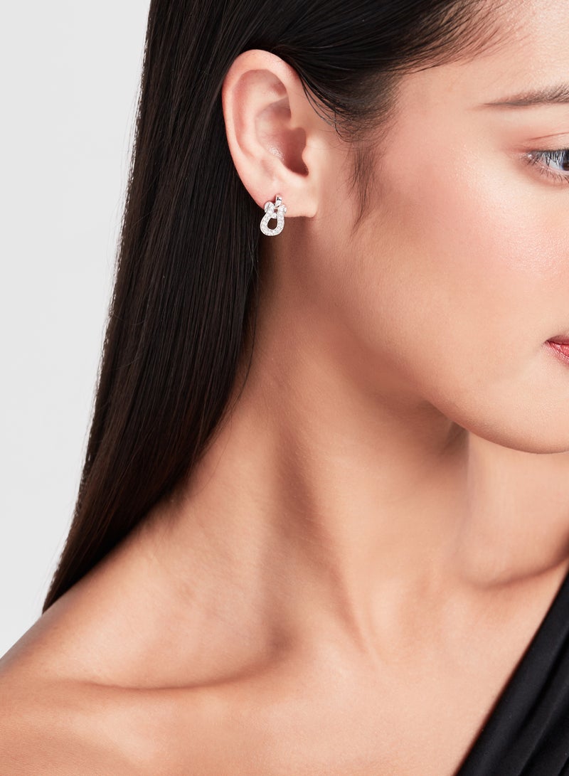 أناكا أقراط من الذهب عيار 18 قيراط، مرصعة بالألماس - Image 3