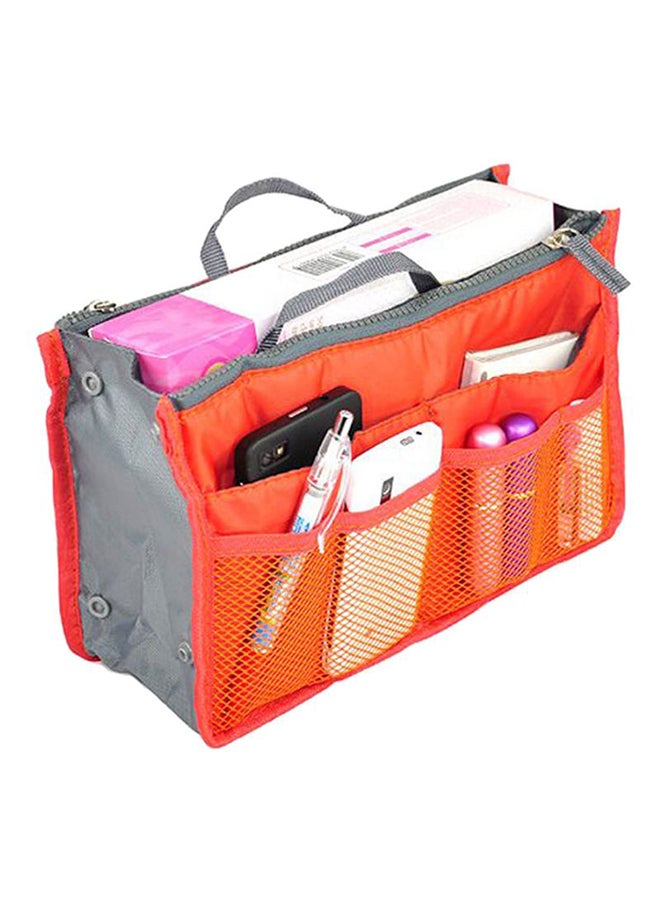 BeeCool - 13 Pocket Ladies Hand Bag Organizer Orange - Image 1