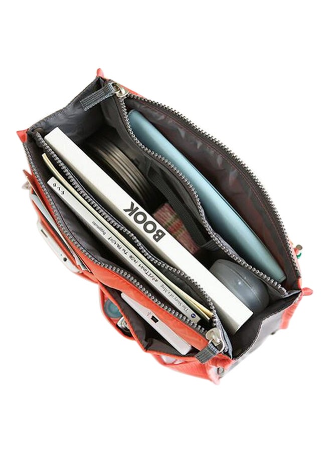 BeeCool - 13 Pocket Ladies Hand Bag Organizer Orange - Image 1