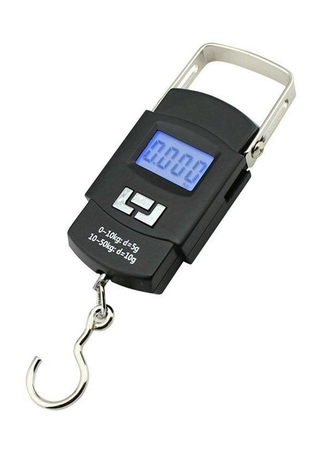 Generic - LCD Digital Hanging Luggage Weighing Scale Black - Image 1