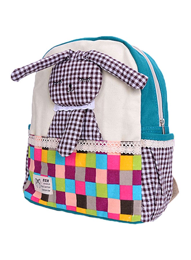 Cute Cartoon Rabbit School Backpack Multicolour  - Image 3