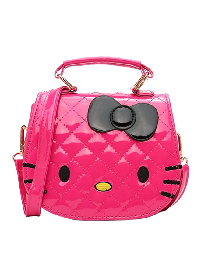 OUTAD - Adjustable Straps Crossbody Bag Pink - Image 1