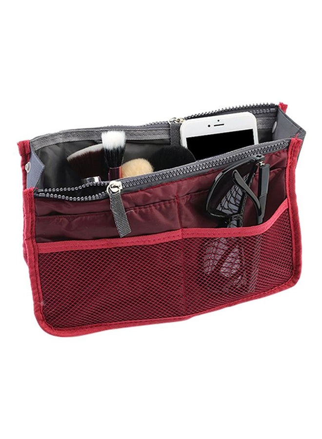OUTAD - Multifunction Polyester Cosmetic Case Red - Image 1