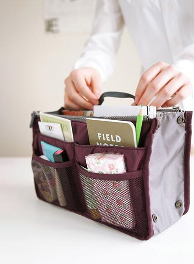 OUTAD - Multifunction Polyester Cosmetic Case Red - Image 1