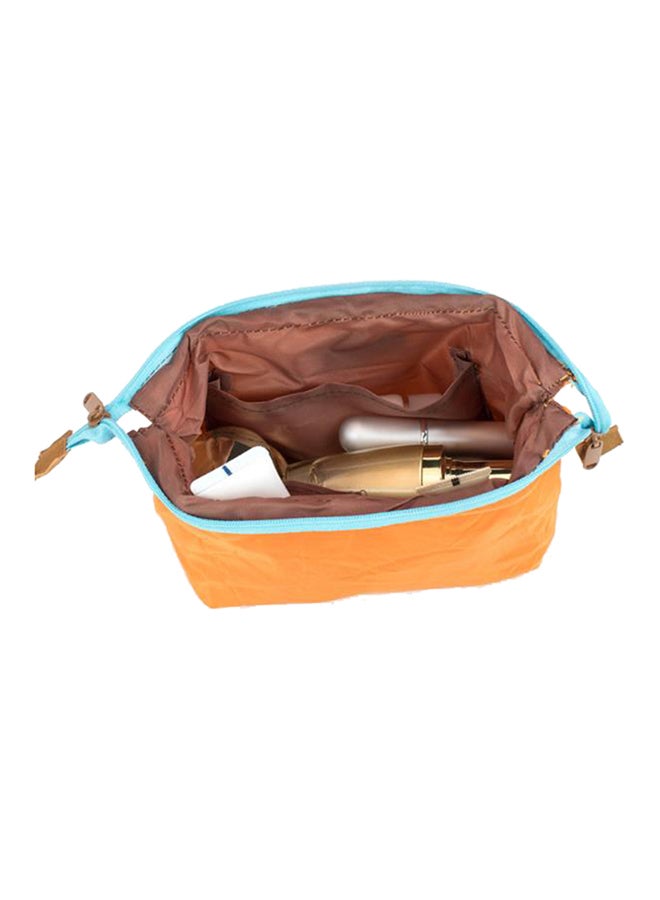 OUTAD Zipper Cosmetic Case Orange - Image 2