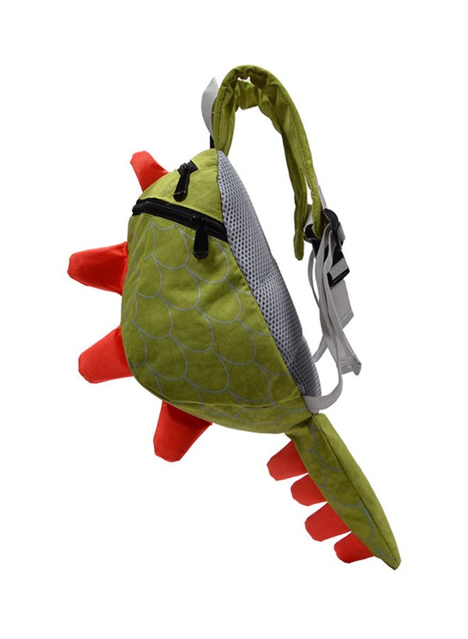 OUTAD Dinosaur Shape Backpack Green - Image 3