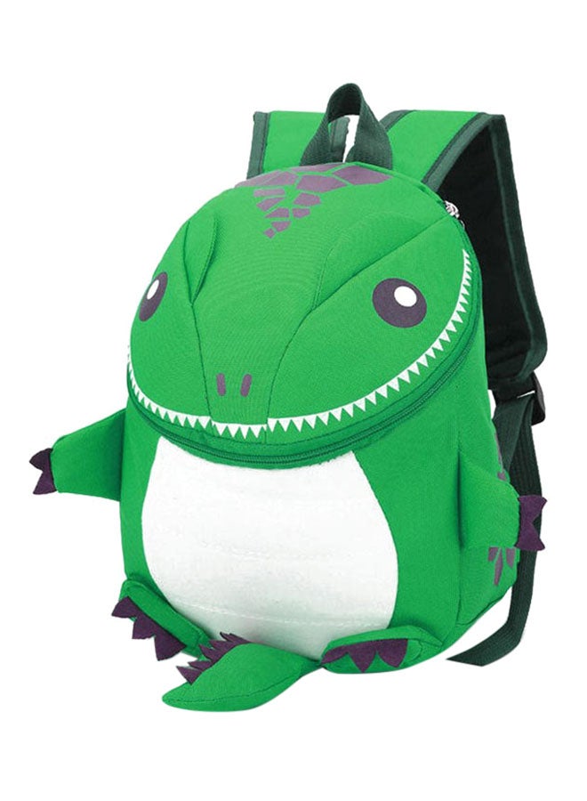OUTAD Dinosaur Shape Kids Backpack Green - Image 2