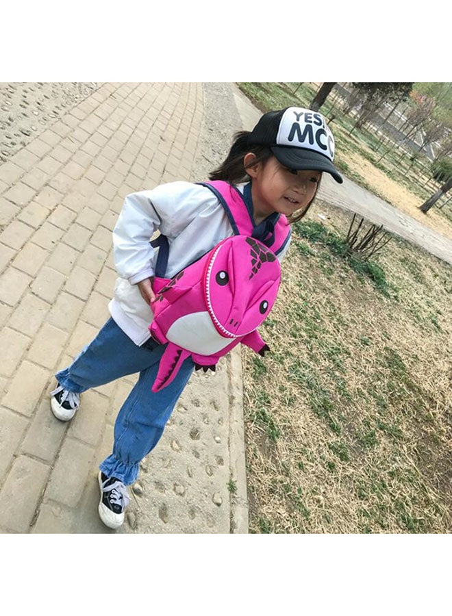OUTAD - Dinosaur Shape Kids Backpack Pink - Image 1