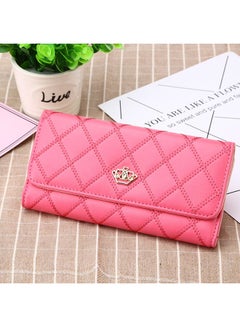 OUTAD Multifunctional Leather Wallet Pink  - Image 2