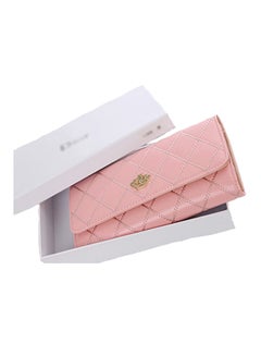 OUTAD Multifunctional Leather Wallet Pink  - Image 2