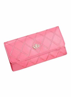 OUTAD Multifunctional Leather Wallet Pink  - Image 1