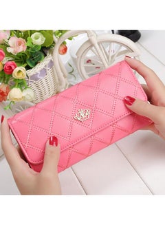 OUTAD Multifunctional Leather Wallet Pink  - Image 3