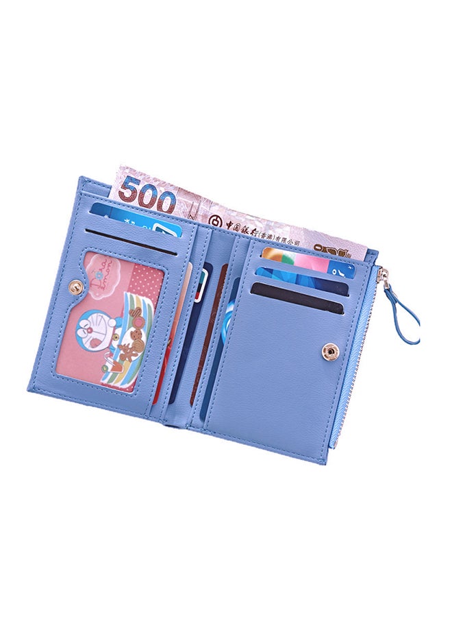 OUTAD Multifunctional Leather Wallet Blue  - Image 3