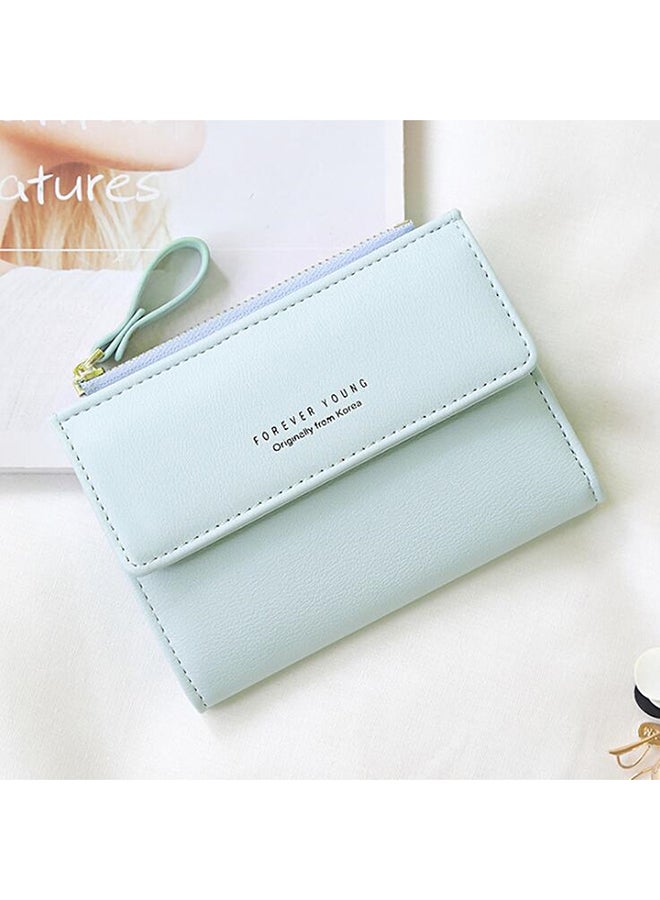 OUTAD Multifunctional Leather Wallet Light Green - Image 2