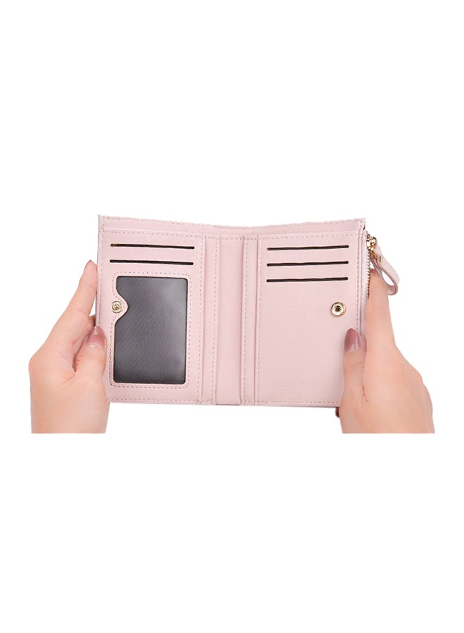 OUTAD Multifunctional Leather Wallet Light Pink  - Image 3