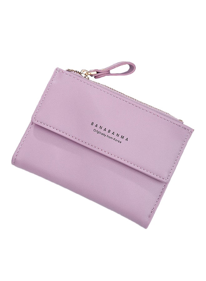 أوتاد محفظة جلدية متعددة الوظائف ارجواني فاتح - Image 2