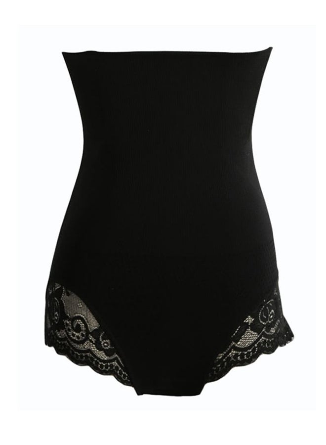 Lace Detail Shapewear Black - Image 1