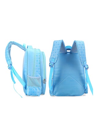 Frozen Themed School Backpack Blue/Brown/Red - view 2