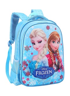 Generic Frozen Themed School Backpack Blue/Brown/Red  - Image 3