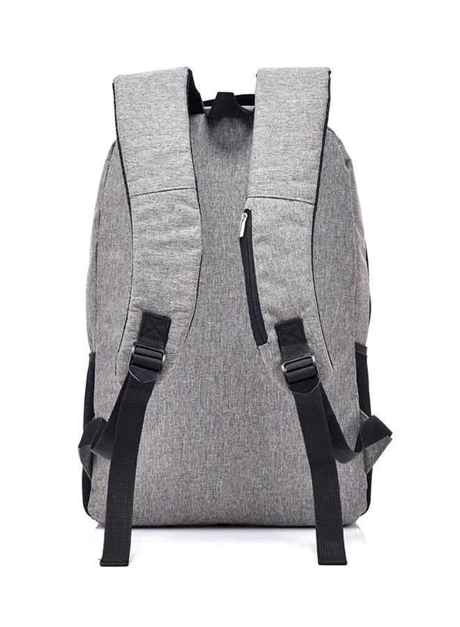 Dingxinyizu Usb Charging Bag Night Reflection Anti-Theft Backpack Grey - Image 2