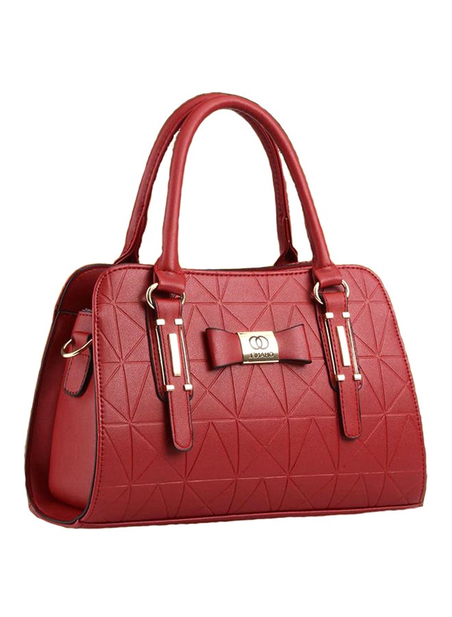 iTelker Pu Leather Shoulder Bag Red  - Image 3