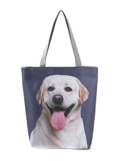 Dog Printed Tote Multicolour
