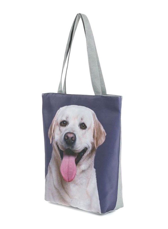 Generic - Dog Printed Tote Multicolour - Image 1