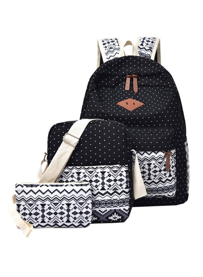 Set Of 3 New Style Backpack Black - Image 1