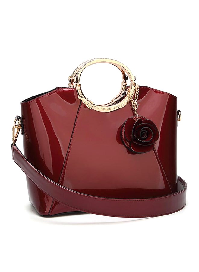 Generic - Sweet Ladylike Fashion Elegant Bowler Bag Red - Image 1