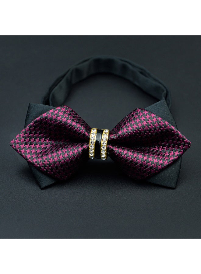 Partywear Bowtie Purple/Black - Image 2