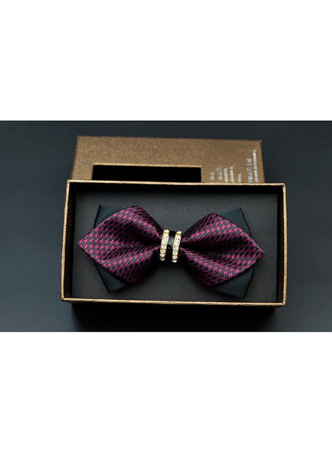 Partywear Bowtie Purple/Black - Image 3
