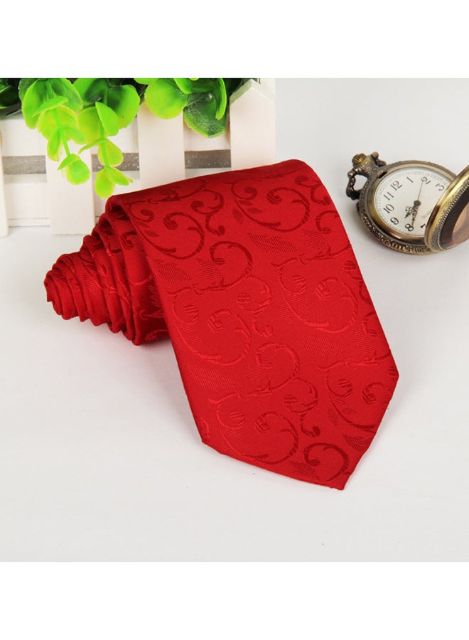 6-Piece Poyester Necktie Set Red - Image 3