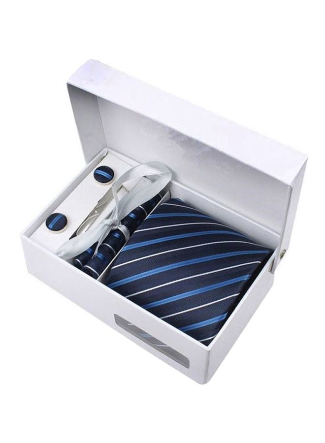 6-Piece Polyester Necktie Set Blue - Image 2