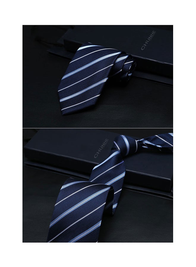 6-Piece Polyester Necktie Set Blue - Image 3