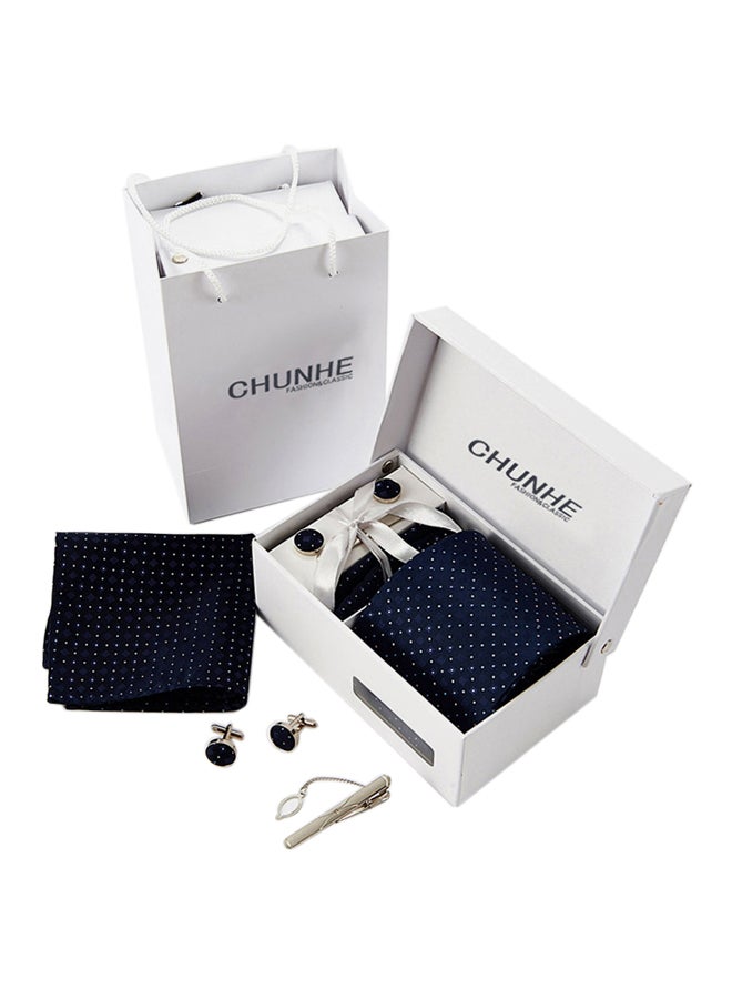 6-Piece Printed Necktie Set Blue - Image 3