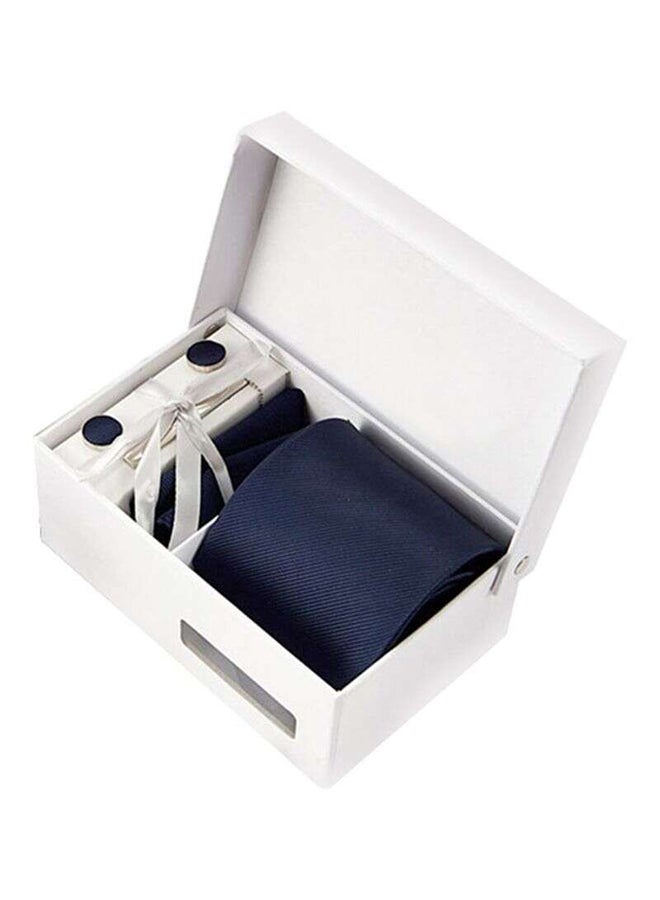 6-Piece Polyester Necktie Set Blue - Image 1