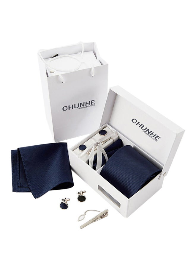 6-Piece Polyester Necktie Set Blue - Image 2