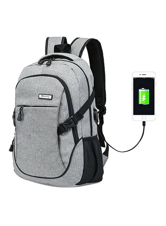 حقيبة ظهر مقاومة للماء رمادي - Image 1