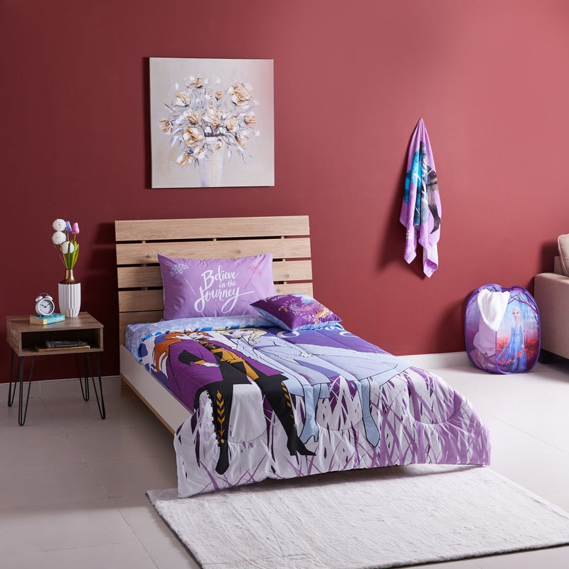 Disney - 4-Piece Frozen Comforter Set Polyester Multicolour 165x330cm - Image 1