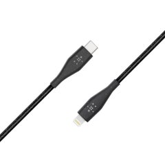 belkin BELKIN BOOST CHARGE USB-C Cable with Lightning Connector + Strap, 4 ft/1.2 m - MFI Certified, USB PD, Duratek Fast Charging USB-C to Lightning Cable, Ultra-High durability iPhone USB-C Cable - Black Black  - Image 4