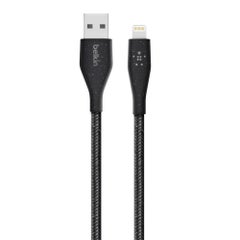 MFi Certified Braided 10 Ft 3M DuraTek Plus Lightning To USBA Cable With Strap iPhone Charger Cable Apple Cable For iPhone 15 14 13 12 11 Pro Pro Max Plus AirPods iPad And More Black - v1592131679/N26637244A_4