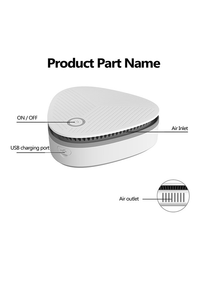 Sterilizer Food Freshener White 14x4.40x13.30centimeter