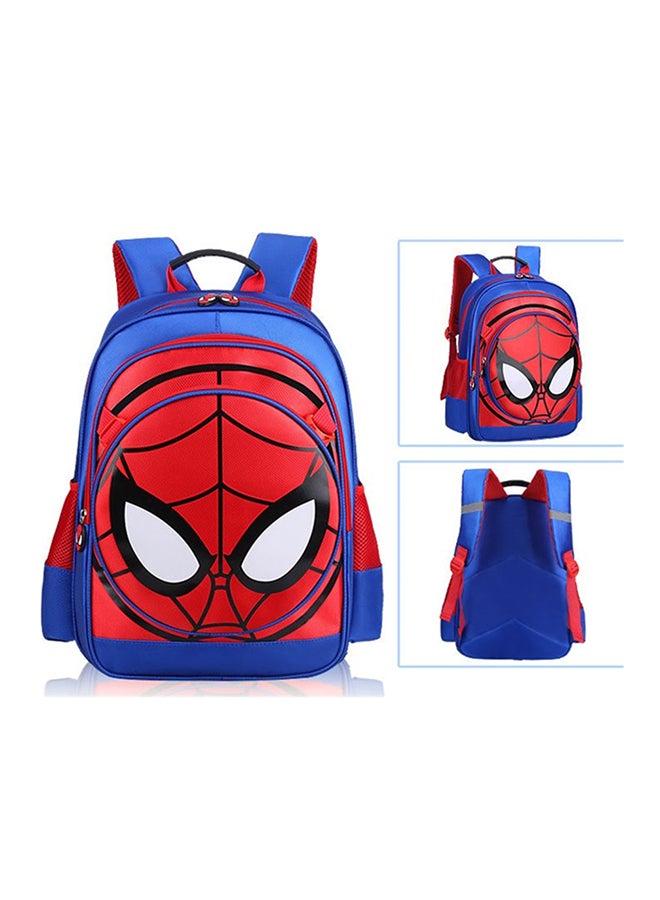QiaoKai 3D Spiderman School Backpack Red/Blue/Black  - Image 2