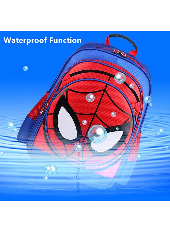 QiaoKai 3D Spiderman School Backpack Red/Blue/Black  - Image 3