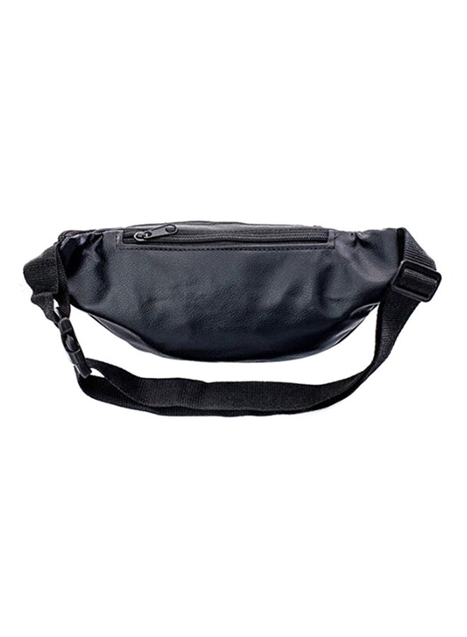 Generic - Leather Zipper Closure Waistpack Blue - Image 1
