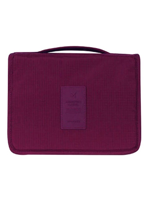 Waterproof Cosmetic Toiletry Bag Purple/Daisy Mint