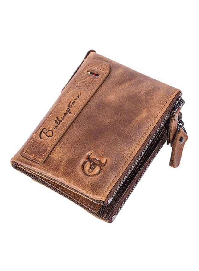 OUTAD Multifunctional Leather Wallet Brown - Image 1