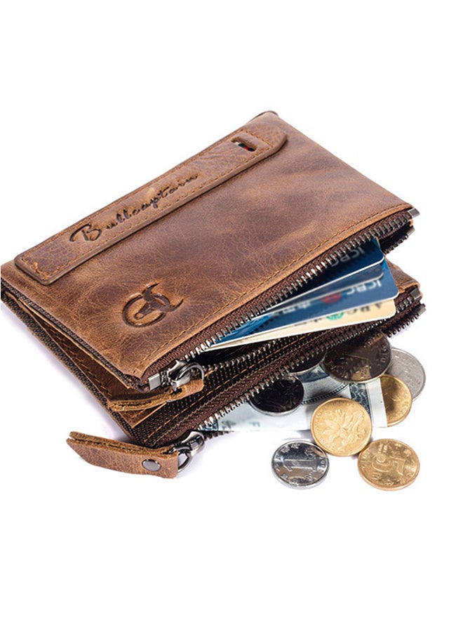 OUTAD Multifunctional Leather Wallet Brown - Image 2