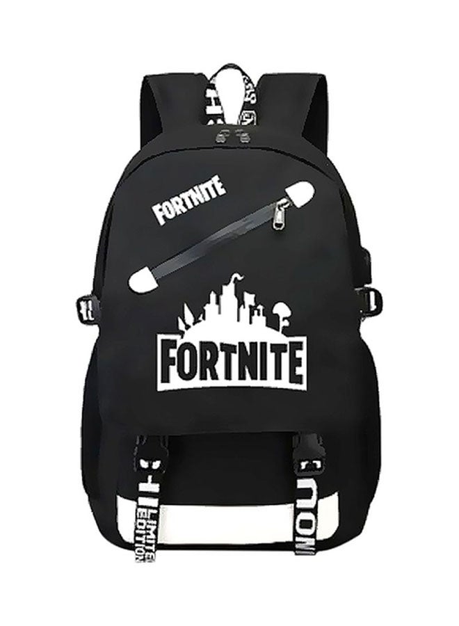 Fortnite Designed Backpack Black/White - Image 1