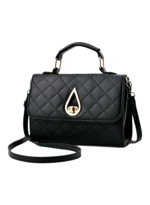 PU Satchel Bag Black